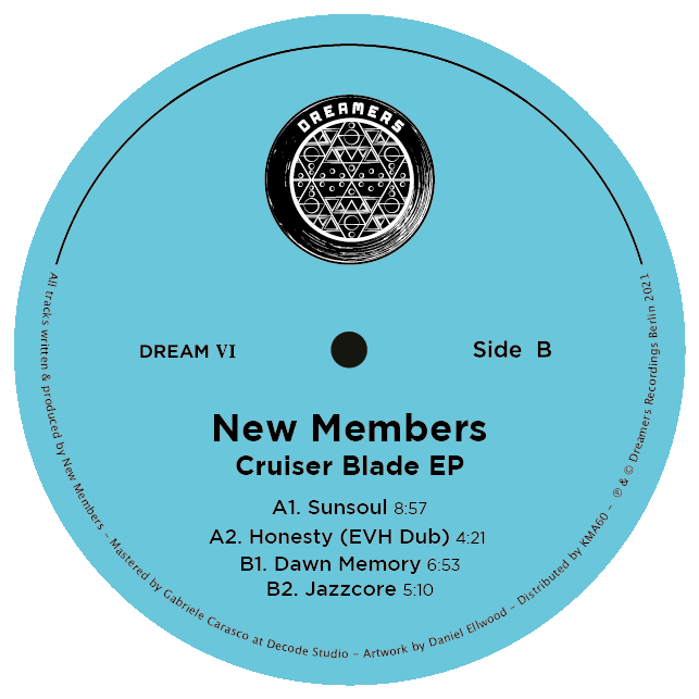 ( DREAM VI) NEW MEMBERS - Cruiser Blade  (12") Dreamers